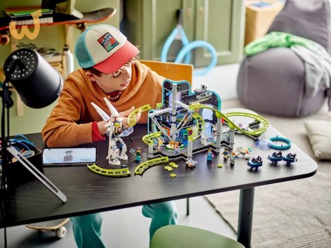 LEGO City 60421 Park Świat robotów z rollercoasterem LEGO City 60421 Park Świat robotów z rollercoasterem