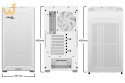 OBUDOWA BE QUIET! PURE BASE 501 Airflow Window White