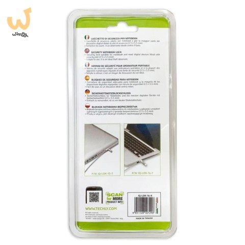 TECHLY LINKA ZABEZPIECZAJĄCA NANO SLOT 2.5X5.5MM N TECHLY LINKA ZABEZPIECZAJĄCA NANO SLOT 2.5X5.5MM N