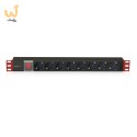 TECHLY LISTWA ZASILAJĄCA RACK 19 1U 250V/16A 8X SC