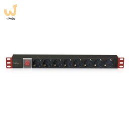 TECHLY LISTWA ZASILAJĄCA RACK 19 1U 250V/16A 8X SC