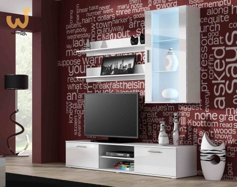 Zestaw SOHO 5 (RTV180 + Wit.Wisz + Półki) BI/BI POŁ Zestaw SOHO 5 (RTV180 + Wit.Wisz + Półki) BI/BI POŁ
