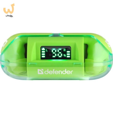 DEFENDER SŁUCHAWKI BLUETOOTH TWINS 916 ZIELONE DEFENDER SŁUCHAWKI BLUETOOTH TWINS 916 ZIELONE