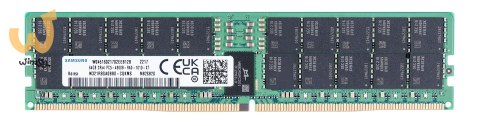 Samsung RDIMM 64GB DDR5 2Rx4 4800MHz PC5-38400 ECC REGISTERED M321R8GA0BB0-CQK Samsung RDIMM 64GB DDR5 2Rx4 4800MHz PC5-38400 ECC REGISTERED M321R8GA0BB0-CQK