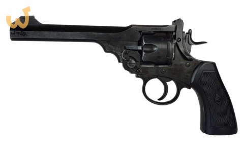 Rewolwer WEBLEY MKVI .455 Service kal.5,5 mm Diabolo łuski 6-strzał. lufa 6" CO2 Battlefield Ekp do17J Rewolwer WEBLEY MKVI .455 Service kal.5,5 mm Diabolo łuski 6-strzał. lufa 6" CO2 Battlefield Ekp do17J