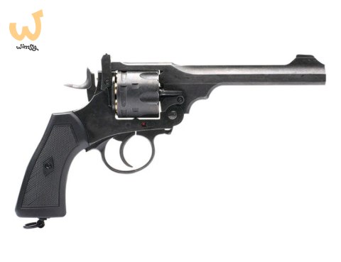 Rewolwer WEBLEY MKVI .455 Service kal.5,5 mm Diabolo łuski 6-strzał. lufa 6" CO2 Battlefield Ekp do17J Rewolwer WEBLEY MKVI .455 Service kal.5,5 mm Diabolo łuski 6-strzał. lufa 6" CO2 Battlefield Ekp do17J