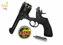 Rewolwer WEBLEY MKVI .455 Service kal.5,5 mm Diabolo łuski 6-strzał. lufa 6" CO2 Battlefield Ekp do17J