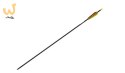 Strzała włókno węglowe 30" czarna (VD-030BK) 5szt