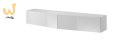 Szafka RTV VIGO SLANT 180cm (2x90) biały/biały poł
