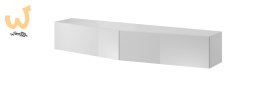 Szafka RTV VIGO SLANT 180cm (2x90) biały/biały poł