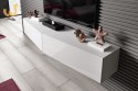 Szafka RTV VIGO SLANT 180cm (2x90) biały/biały poł