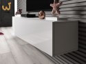 Szafka RTV VIGO SLANT 180cm (2x90) biały/biały poł
