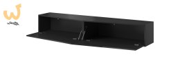 Szafka RTV VIGO SLANT 180cm (2x90) czarny/czar.poł