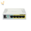 Switch Mikrotik RB260GSP (CSS106-1G-4P-1S) 6p PoE (Passive: 4;) 60W Managed Gigabit