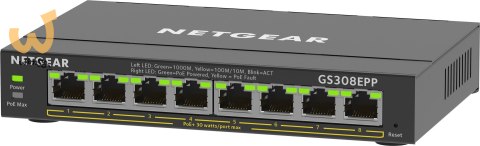 Switch Netgear GS308EPP-100PES 8p PoE 123W (PoE+: 8p) Unmanaged Gigabit Switch Netgear GS308EPP-100PES 8p PoE 123W (PoE+: 8p) Unmanaged Gigabit