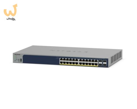 Switch Netgear GS728TPP-300EUS 28p PoE 380W (PoE+: 24p) Managed Gigabit Switch Netgear GS728TPP-300EUS 28p PoE 380W (PoE+: 24p) Managed Gigabit