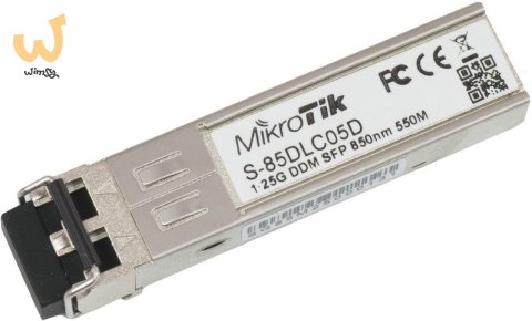 Wkładka SFP Mikrotik S-85DLC05D 1.25G Dual LC UPC MM 550m