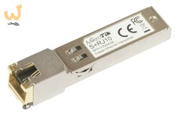 Wkładka SFP+ Mikrotik S+RJ10 10M, 100M, 1G, 2.5G, 5G, 10G RJ45  up to 30m @10Gbps
