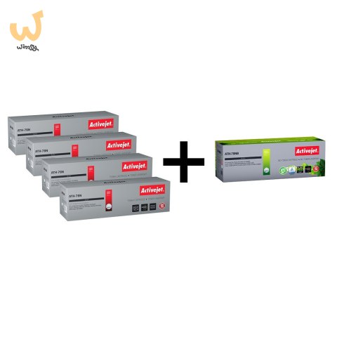 4 x Activejet toner do HP 78A CE278A new ATH-78N + ATH-78NB BIO za 1zł! 4 x Activejet toner do HP 78A CE278A new ATH-78N + ATH-78NB BIO za 1zł!