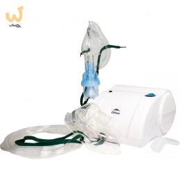 Cichy inhalator tłokowy z dwiema maskami