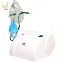Cichy inhalator tłokowy z dwiema maskami