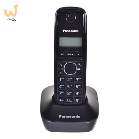 Telefon bezprzewodowy Panasonic KX-TG 1611 PDH Czarny Telefon bezprzewodowy Panasonic KX-TG 1611 PDH Czarny