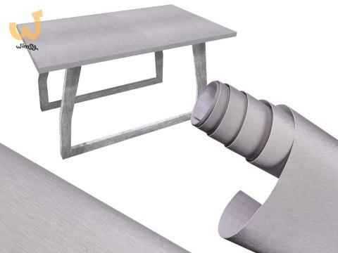 Folia okleina rolka aluminium imitująca metal metalic szczotkowana szara 1,52x30m Folia okleina rolka aluminium imitująca metal metalic szczotkowana szara 1,52x30m