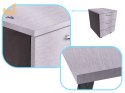Folia okleina rolka aluminium imitująca metal metalic szczotkowana szara 1,52x30m