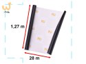 Folia rolka carbon 3D czarna 1,27x28m