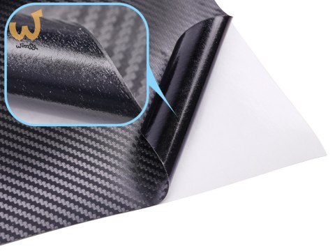 Folia rolka carbon 3D czarna 1,27x28m Folia rolka carbon 3D czarna 1,27x28m