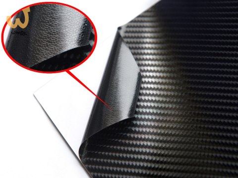 Folia rolka carbon 4D czarna 1,52x30m Folia rolka carbon 4D czarna 1,52x30m