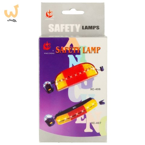 Lampki rowerowe światła rowerowe kierunkowskaz klakson 2 tryby komplet Lampki rowerowe światła rowerowe kierunkowskaz klakson 2 tryby komplet