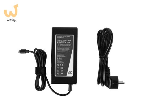 GREEN CELL ZASILACZ / ŁADOWARKA USB-C 130W 5V-9V-12V-15V/3A, 20V/6.5A POWER DELIVERY (AD140P) GREEN CELL ZASILACZ / ŁADOWARKA USB-C 130W 5V-9V-12V-15V/3A, 20V/6.5A POWER DELIVERY (AD140P)
