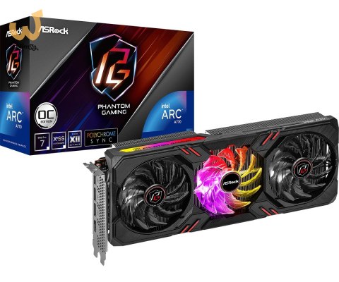Karta graficzna ASRock Arc A770 Phantom Gaming 16GB OC Karta graficzna ASRock Arc A770 Phantom Gaming 16GB OC