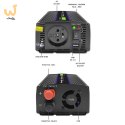 QOLTEC PRZETWORNICA NAPIĘCIA MONOLITH 1200 MS WAVE | 12V NA 230V | 600/1200W | USB