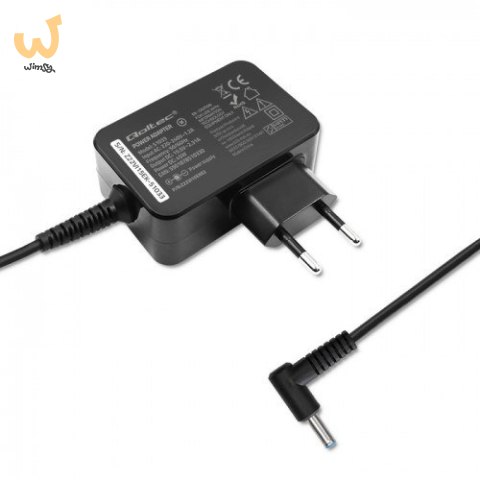 QOLTEC ZASILACZ DO ULTRABOOKA HP 45W | 19.5V | 2.31A | 4.5*3.0+PIN QOLTEC ZASILACZ DO ULTRABOOKA HP 45W | 19.5V | 2.31A | 4.5*3.0+PIN