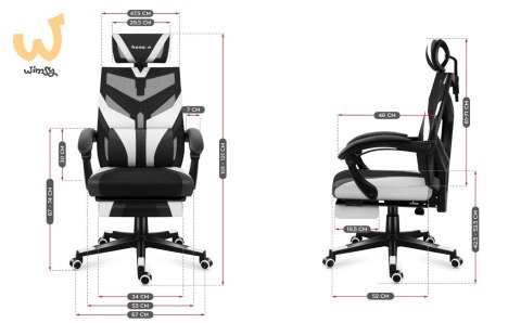 Fotel gamingowy Huzaro Combat 5.0 White Fotel gamingowy Huzaro Combat 5.0 White