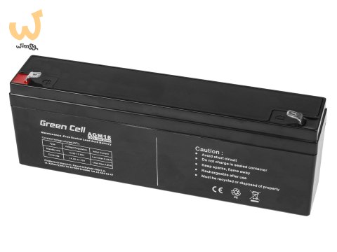 GREEN CELL AKUMULATOR ŻELOWY AGM18 12V 2,3AH GREEN CELL AKUMULATOR ŻELOWY AGM18 12V 2,3AH