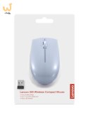 Mysz optyczna Lenovo Compact 300, bezprzewodowa błękitna