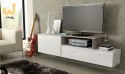 Szafka RTV SIGMA3 180 biały/biały połysk + sonoma