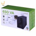 Zasilacz awaryjny UPS ENERGENIE Power Cube UPS-PC-652A (Desktop, TWR; 650VA)