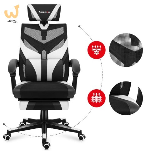 Fotel gamingowy Huzaro Combat 5.0 White Fotel gamingowy Huzaro Combat 5.0 White
