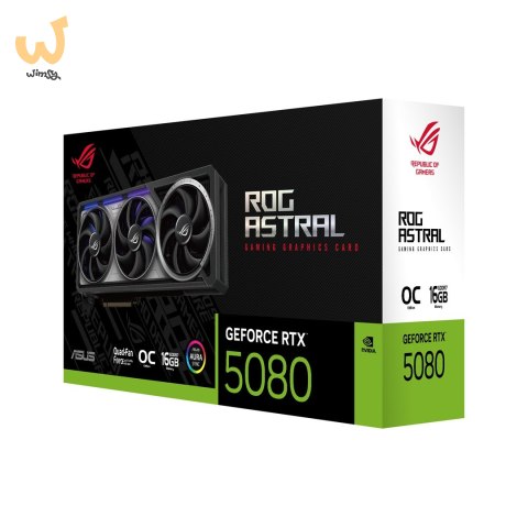 Karta graficzna ASUS ROG ASTRAL GeForce RTX 5080 OC 16GB Karta graficzna ASUS ROG ASTRAL GeForce RTX 5080 OC 16GB
