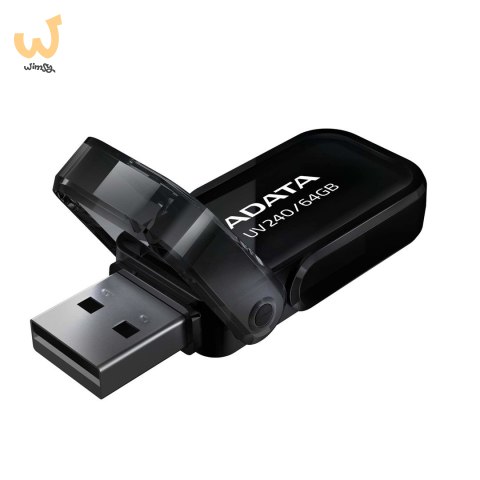 Pendrive ADATA UV240 AUV240-64G-RBK (64GB; USB 2.0; kolor czarny) Pendrive ADATA UV240 AUV240-64G-RBK (64GB; USB 2.0; kolor czarny)