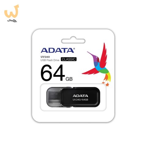 Pendrive ADATA UV240 AUV240-64G-RBK (64GB; USB 2.0; kolor czarny) Pendrive ADATA UV240 AUV240-64G-RBK (64GB; USB 2.0; kolor czarny)