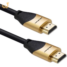 QOLTEC KABEL HDMI V2.1 ULTRA HIGH SPEED 8K | 60HZ | 28AWG | GOLD | 3M