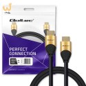 QOLTEC KABEL HDMI V2.1 ULTRA HIGH SPEED 8K | 60HZ | 28AWG | GOLD | 3M