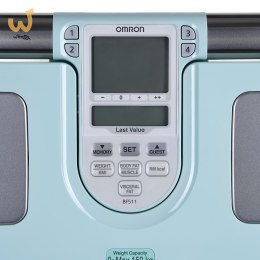 Waga z analizatorem składu ciała Omron Body Comp Monitor BF511 Turq HBF-511T-E