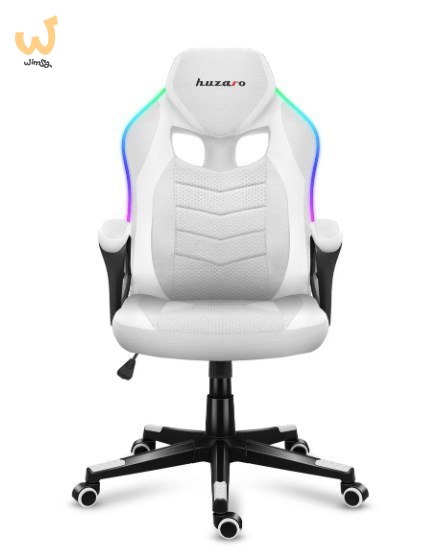 Fotel gamingowy Huzaro Force 2.5 RGB WHITE MESH Fotel gamingowy Huzaro Force 2.5 RGB WHITE MESH