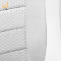 Fotel gamingowy Huzaro Force 2.5 RGB WHITE MESH